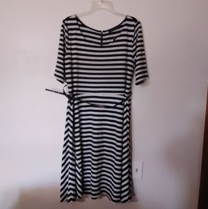 The Limited Zip Back Dress With Belt Size XL.